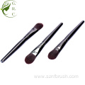 Black Wooden Handle Professional Foundation Makeup Brush